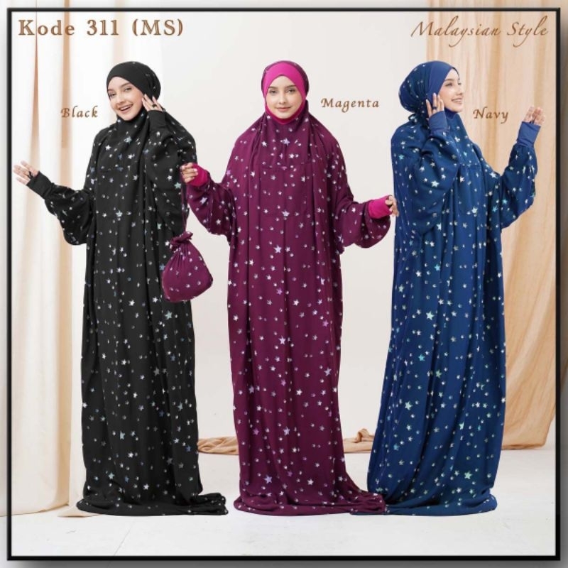 Mukena Hadromaut Malaysia /mukena malaysia/Mukena Hadromaut / mukena melayu