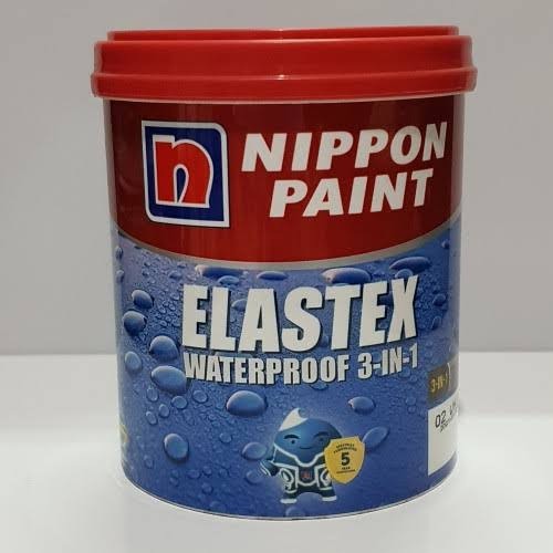 CAT TEMBOK WATERPROOF NIPPON ELASTEX 3IN1 1 kg, WATERPROFF
