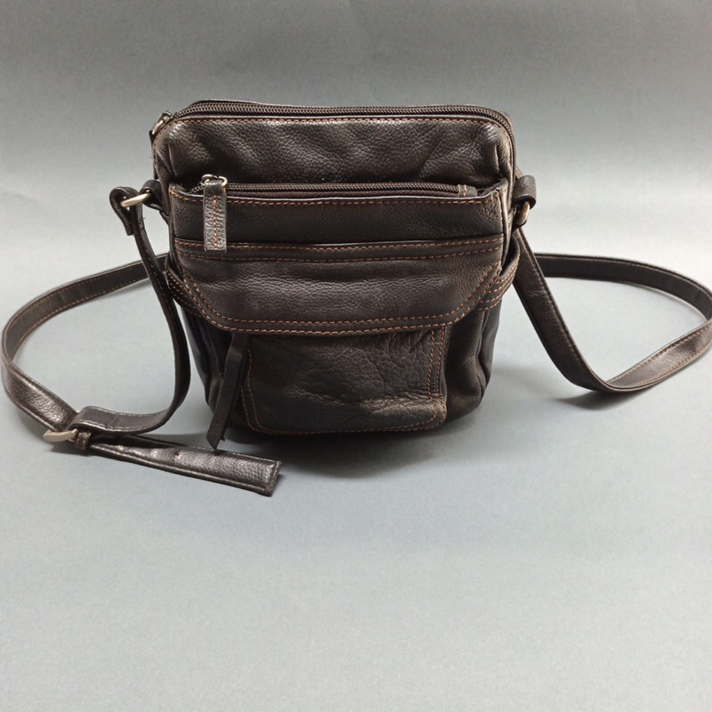 tas selempang wanita kulit asli hitam