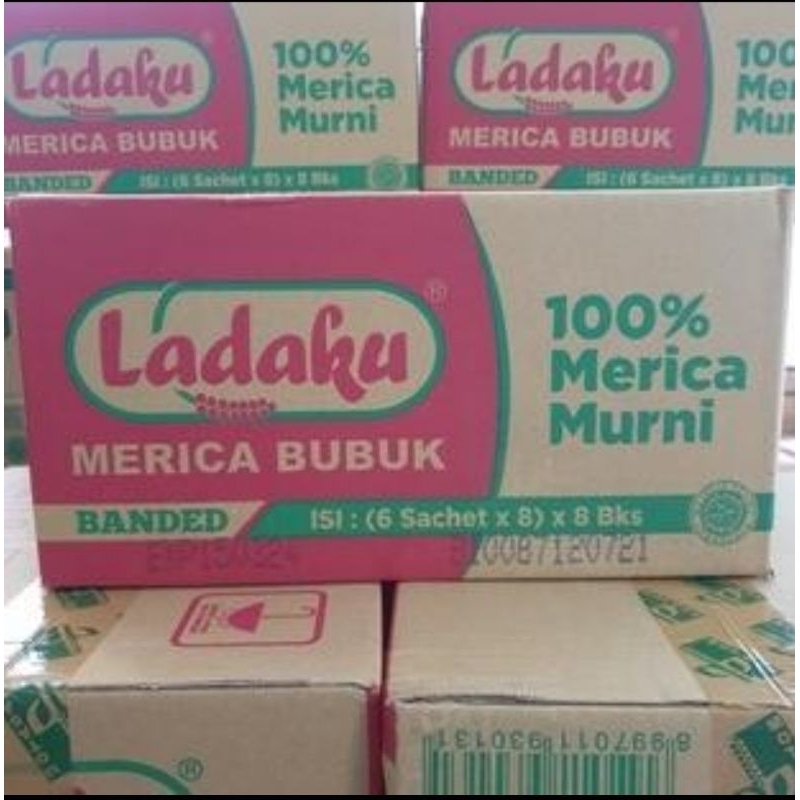 

Ladaku merica bubuk 1 dus isi 48 renceng