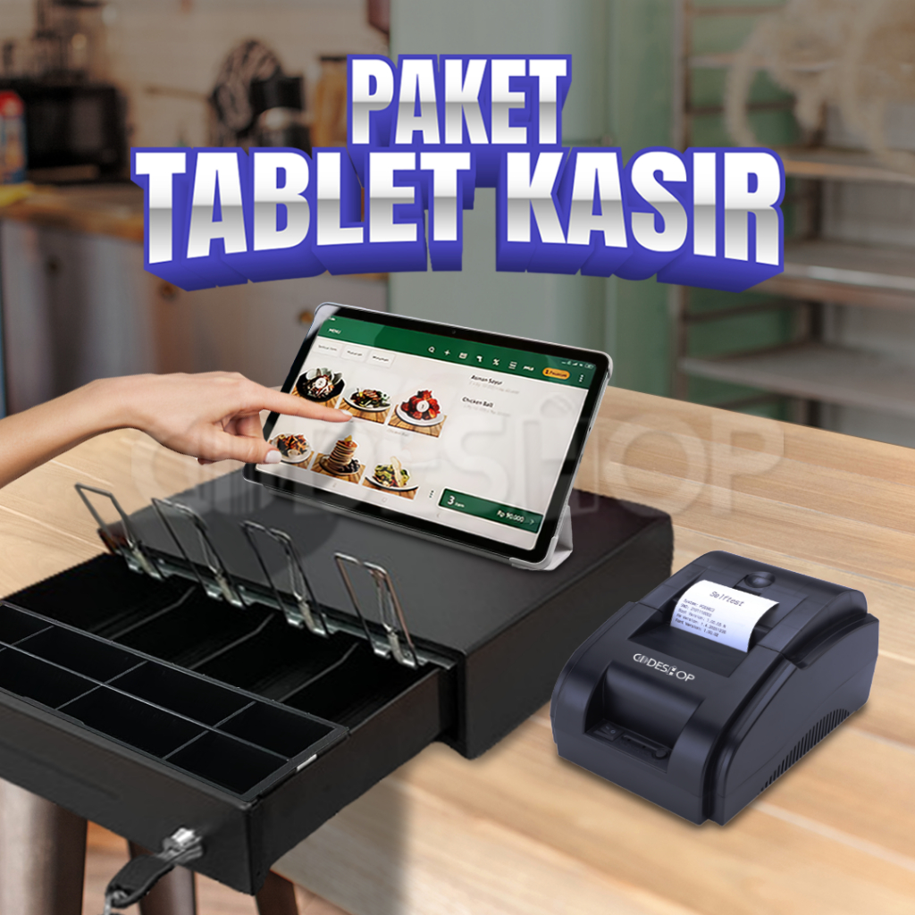 PAKET MESIN KASIR ANDROID IMIN ALL SET UNTUK CAFE RESTO - MOKA POS