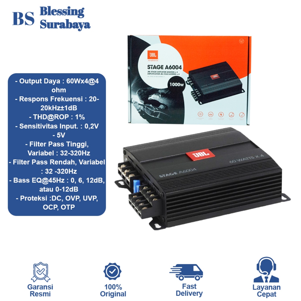 JBL A6004 Amplifier Mobil