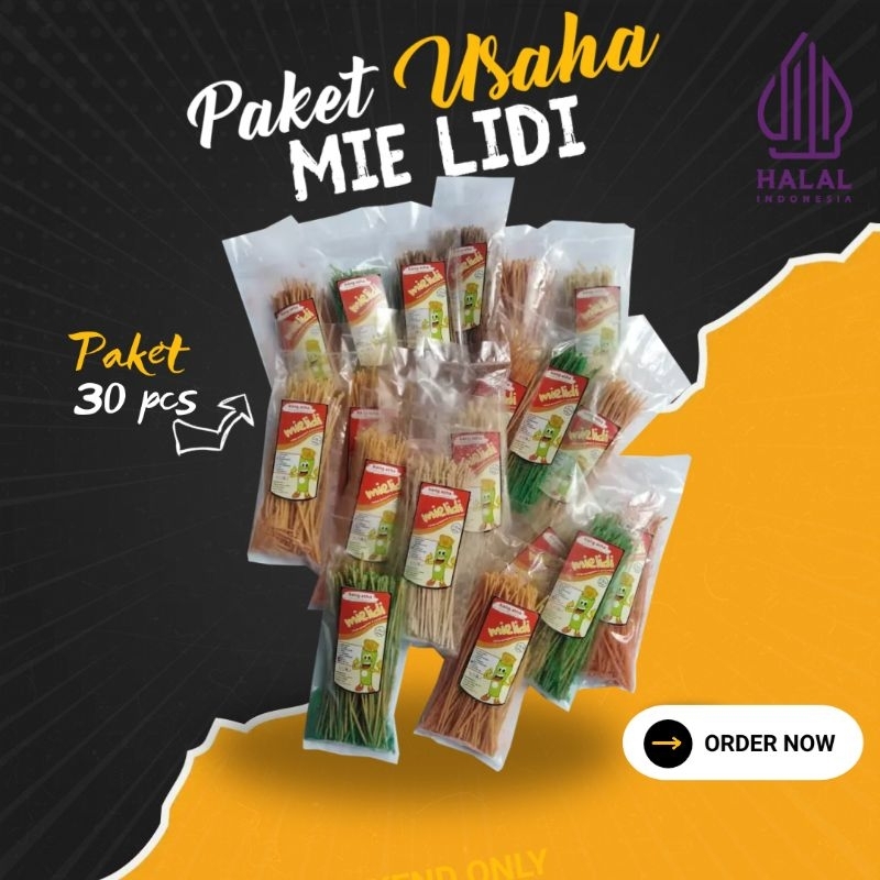 

Paket Usaha Mie lidi 30 pcs Reseller Dropshipper Pemula