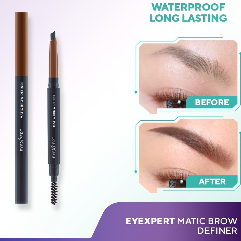 Wardah EyeXpert Matic Brow Definer/wardah pensil alis matic