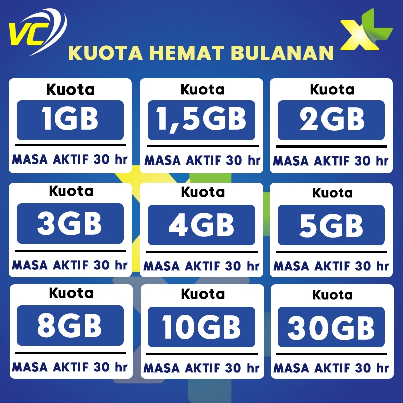 PROMO KUOTA HEMAT BULANAN XL