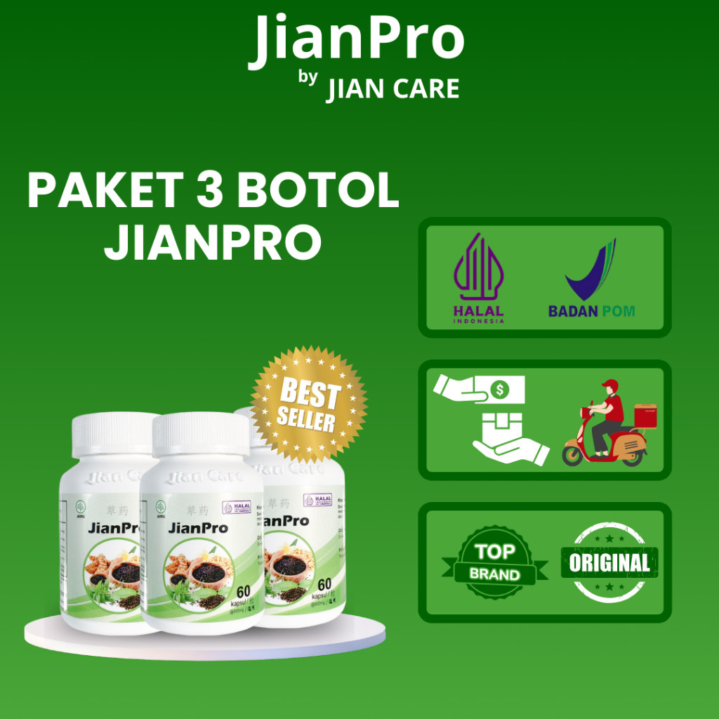 Paket 3 Jianpro - Asam Urat - Pegal Linu - Radang Sendi