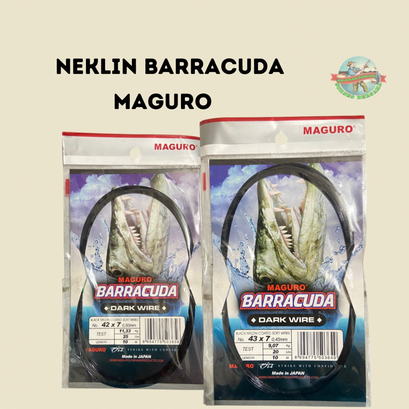 Neklin Maguro Barracuda Hitam Soft Wires