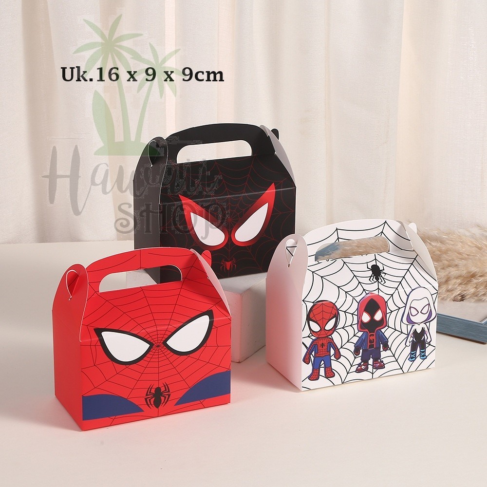 

Box Kue Spiderman / Box Hampers / Box snack / Box Souvenir