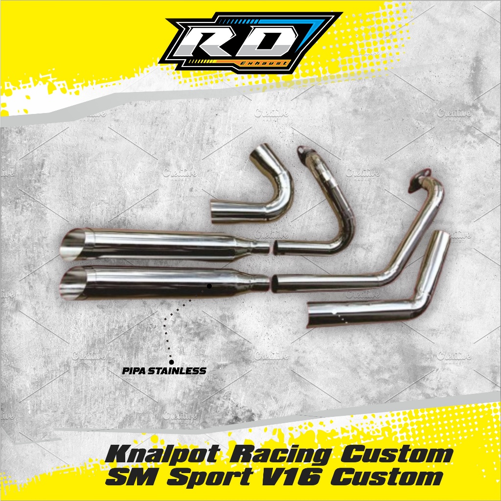 Knalpot Racing Custom SM Sport V16 Custom