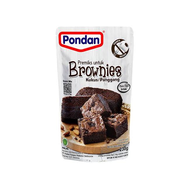 

Pondan Brownies Pouch isi 230gr