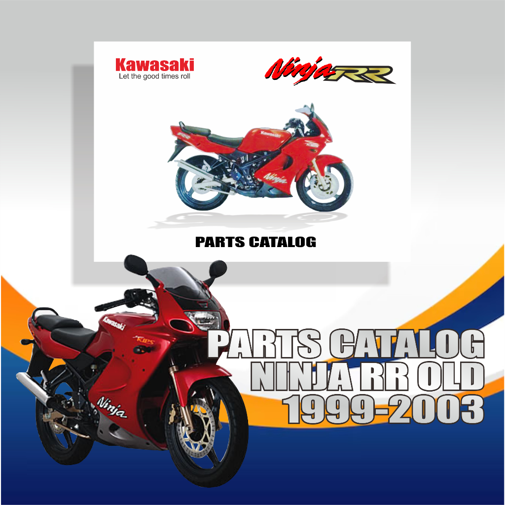 parts catalogue buku part katalog Ninja RR Old KRR 150 tahun 1999-2003 (copy)