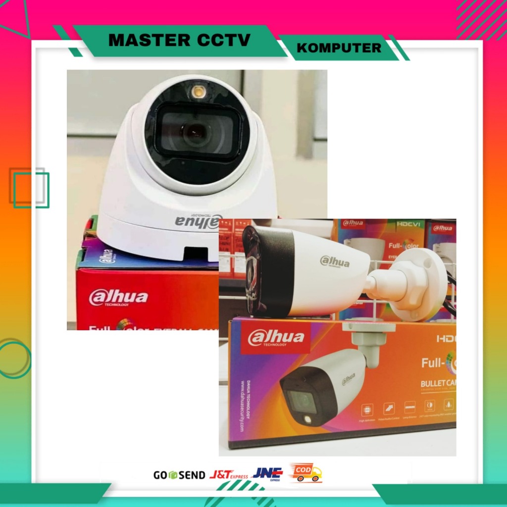 CAMERA CCTV OUTDOOR DAHUA COLORVU 2MP / CCTV INDOOR DAHUA COLORVU 2MP - INDOOR COLORVU