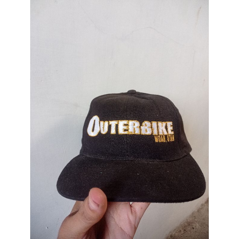 topi cap snapback OUTERBIKE skateboard streetwear bmx hiphop bekas second orginal