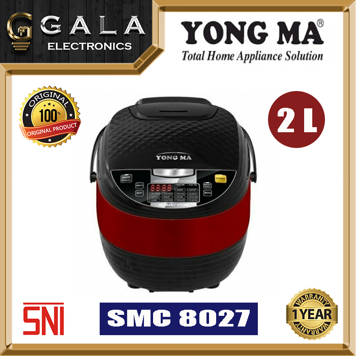 Magic Com Digital Yongma SMC 8027 Stainless 2 Liter