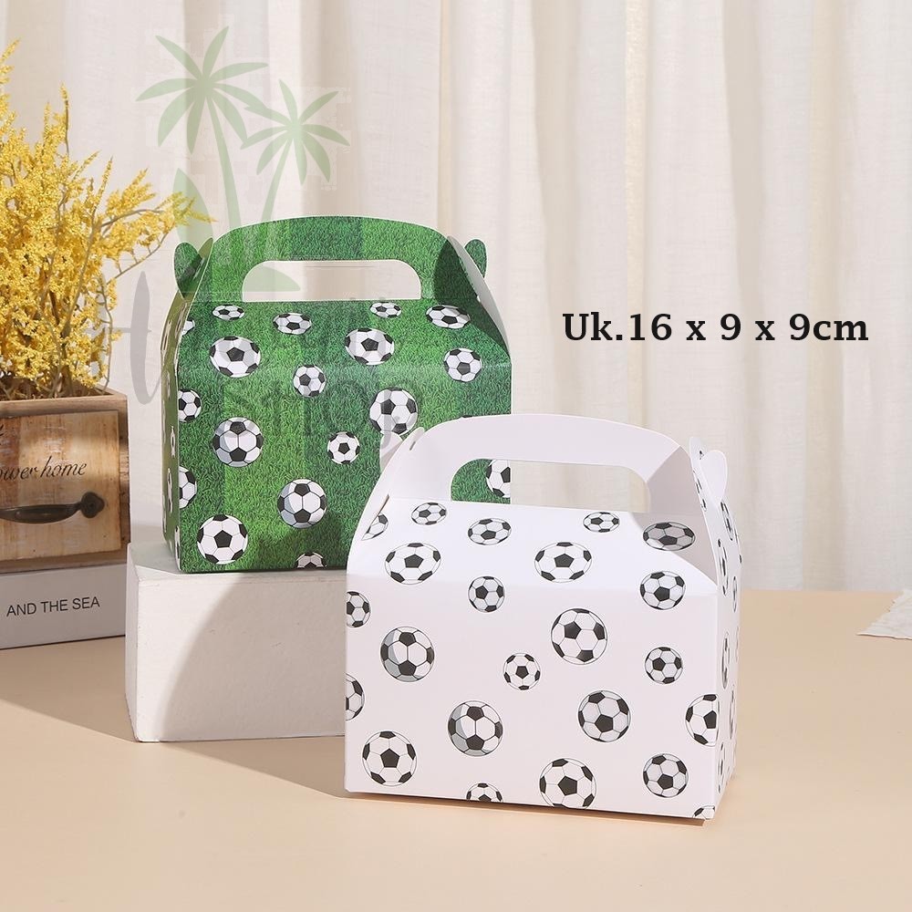 

Box Kue Ulang Tahun / Box Hampers Motif Bola / Box snack / Box Souvenir