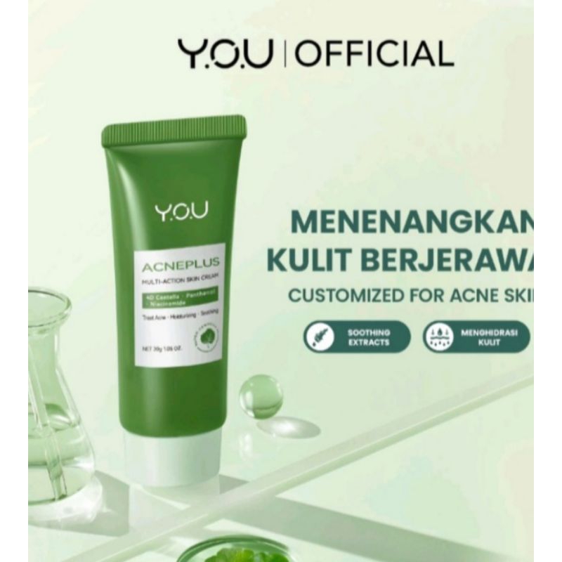 YouAcne plus Multi-Action30gr|kulit berjerawat& berminyak|