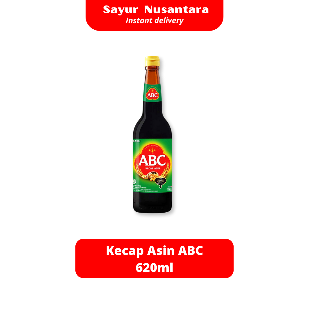 

Kecap Asin ABC 620ml - Sayur Nusantara