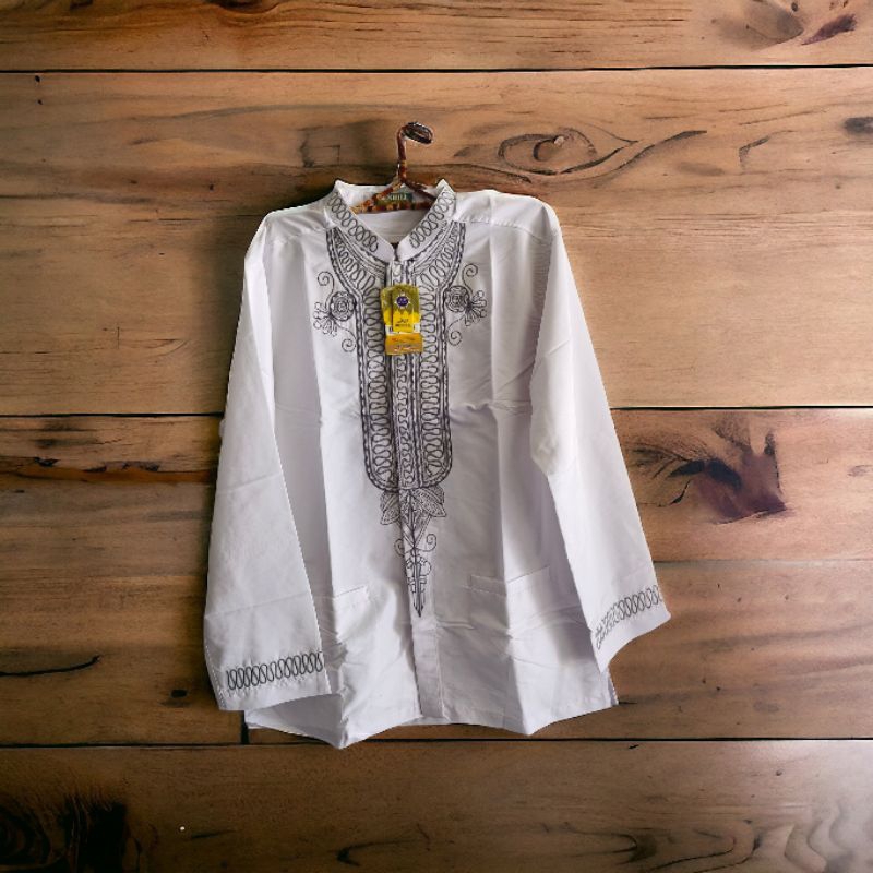 Baju Koko Takwa Taqwa Lebaran Busana Muslim Benhill Benhil Lengan Panjang