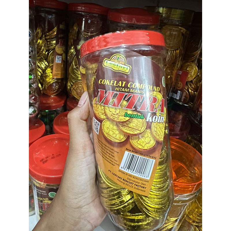 

Cokelat Coin Mitra Toples isi 70