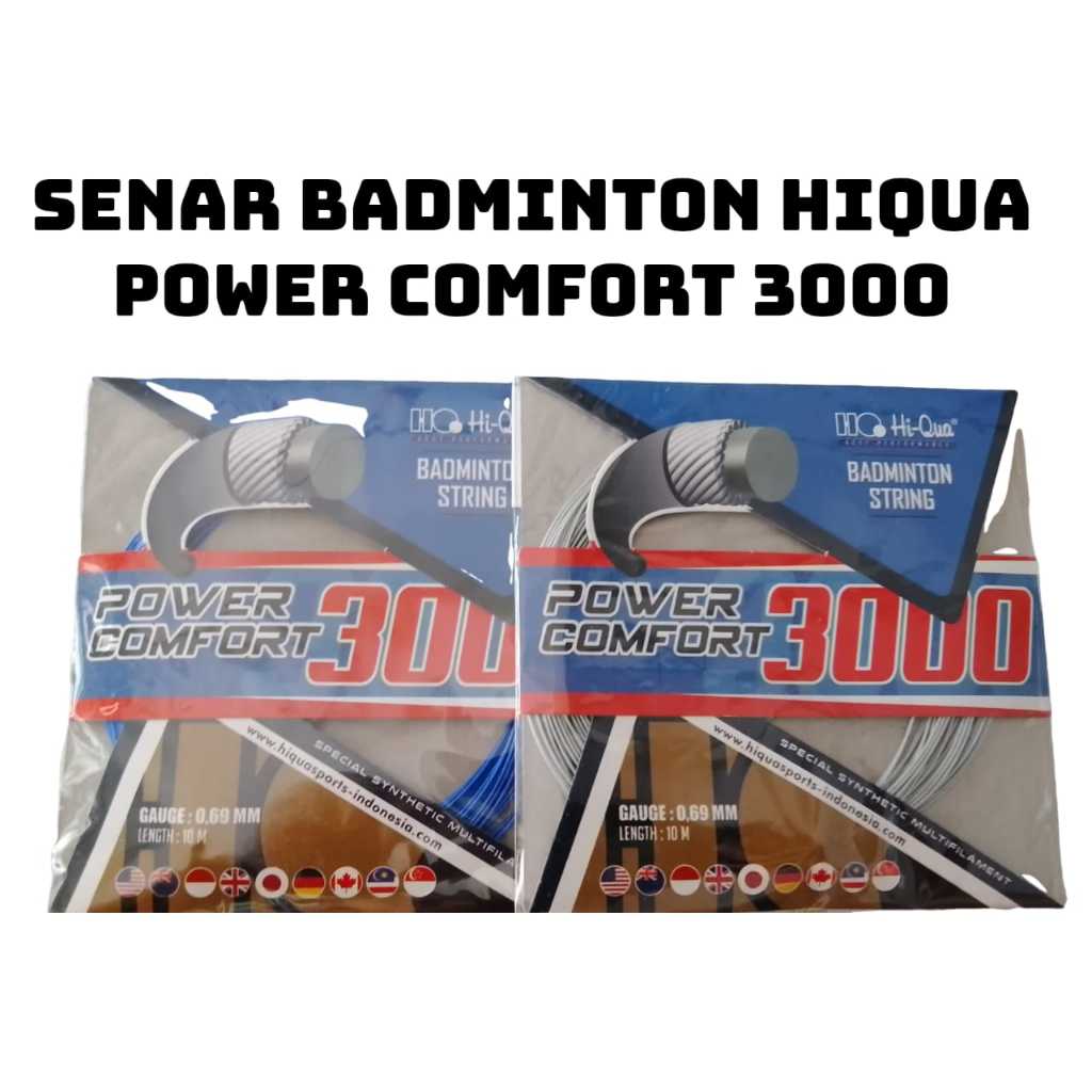 Senar Badminton HiQua Power Comfort 3000