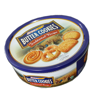 BISKITOP BUTTER COOKIES DUS KALENG TIN 700 GRAM 350 GRAM