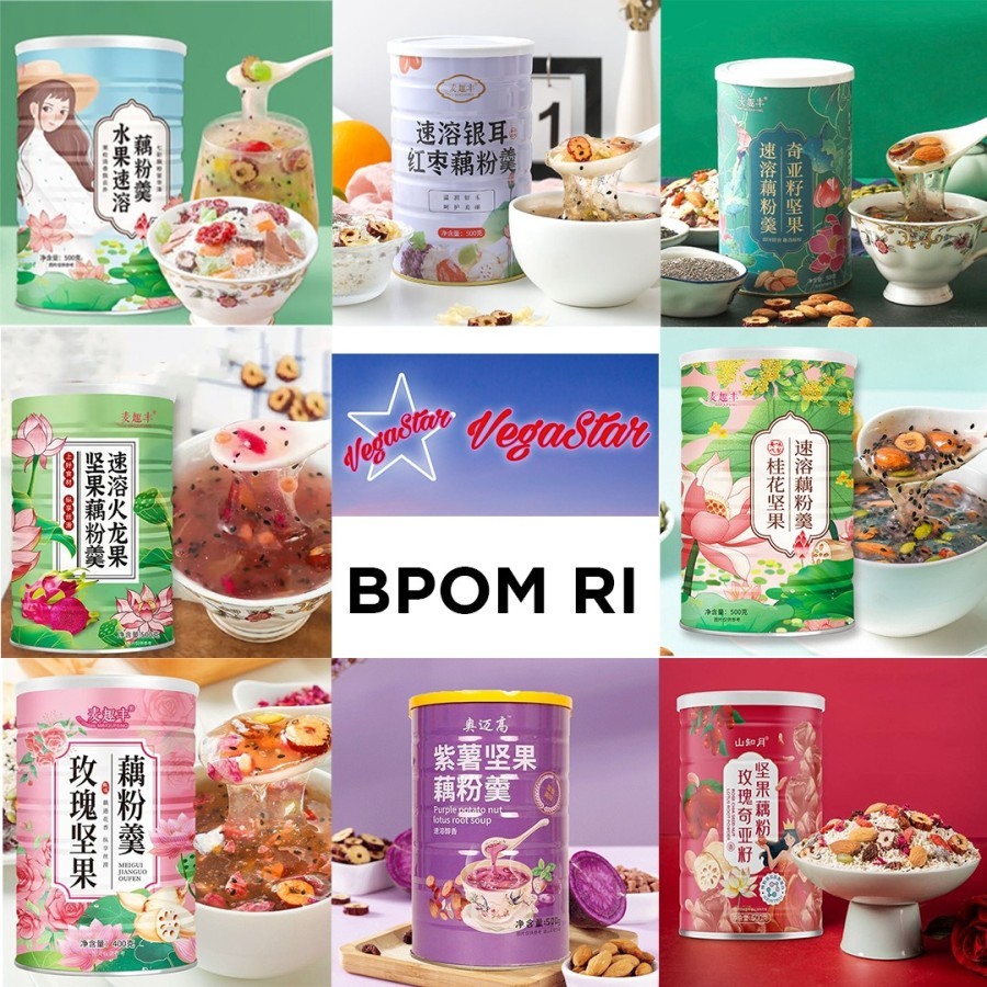 

Oufen Lotus Root Powder Bubuk Akar Teratai Makanan Diet Healthy Food BPOM RI