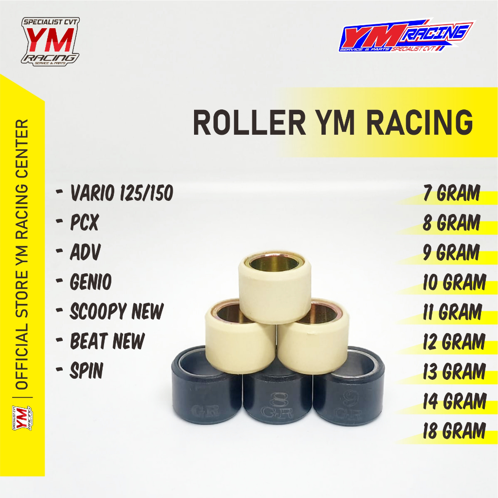 Roller Vario 125 13 gram | Roller Motor Vario 150 13 Gram / Roller Scoopy 2021 13 gram / Roller PCX 