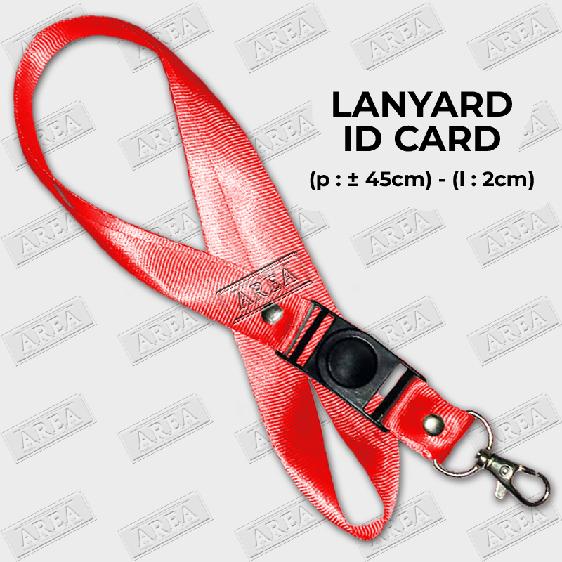 

Lanyard Merah ID Card/Tali Gantungan Kartu Identitas Polos