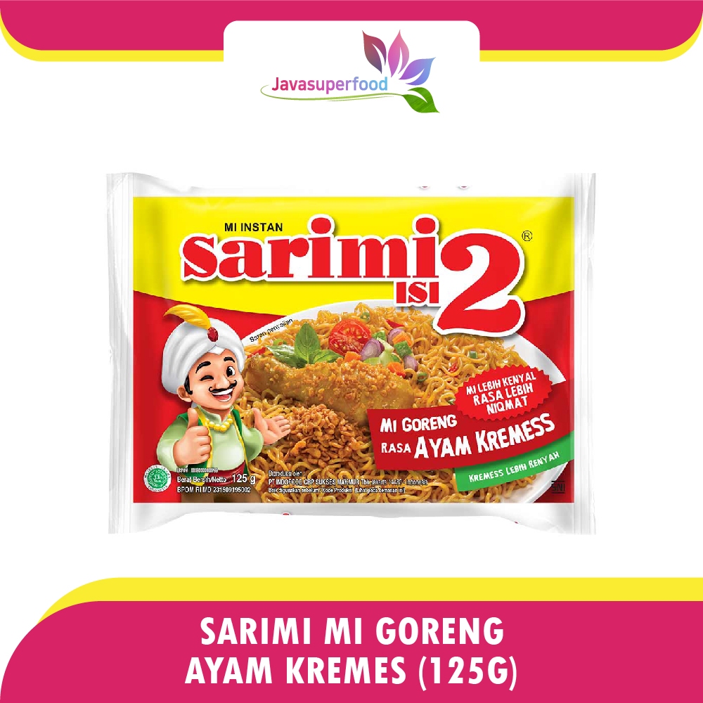 

Sarimi Isi 2 Mi Goreng 125 gram - Ayam Kremes