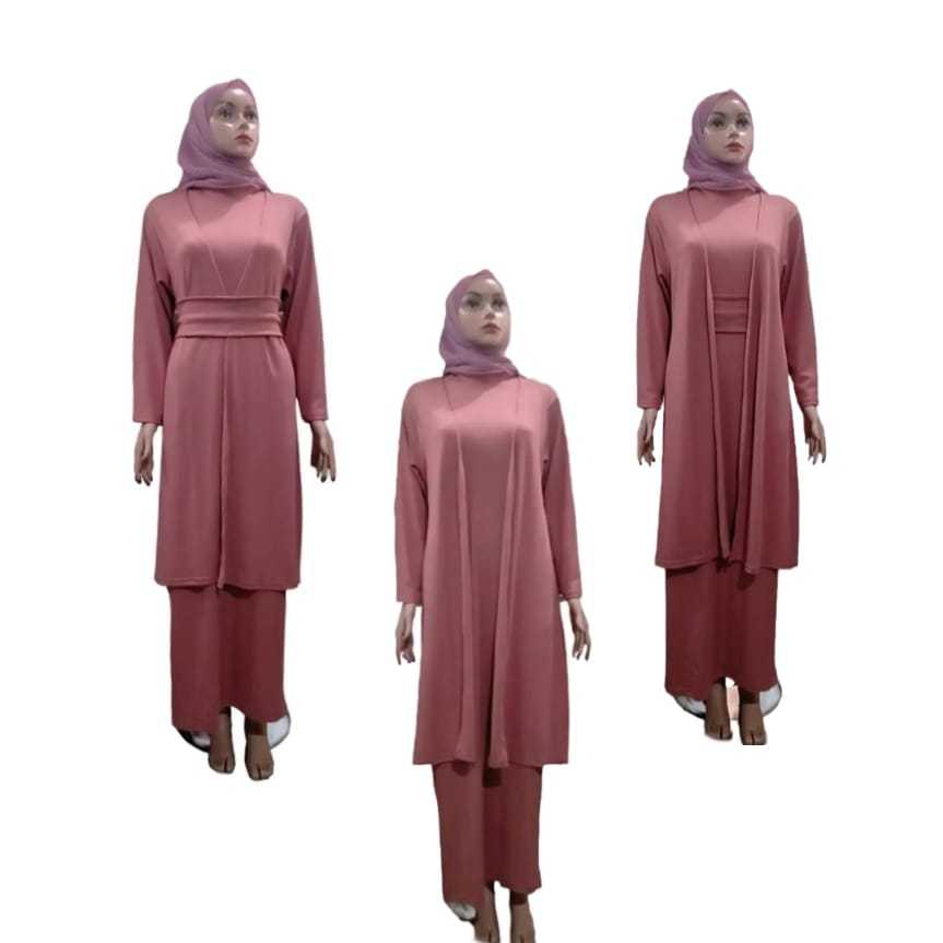 GAMIS WANITA 2 IN 1 INNER OUTER TERPISAH