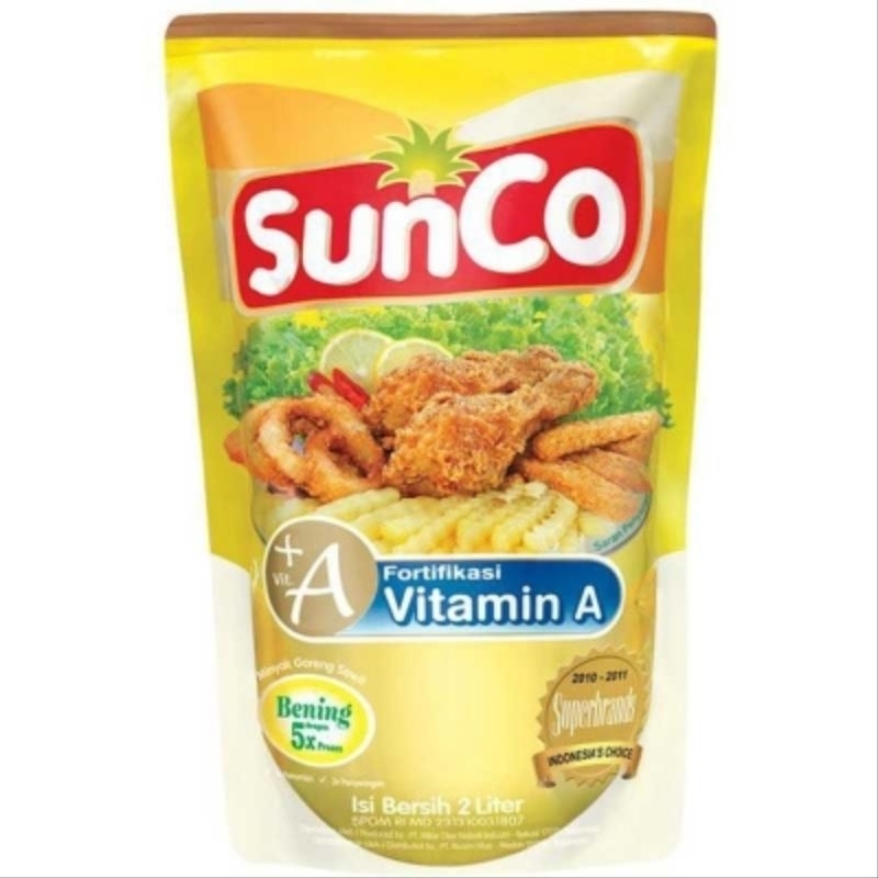 

Sunco 2 liter minya goreng (surabaya)