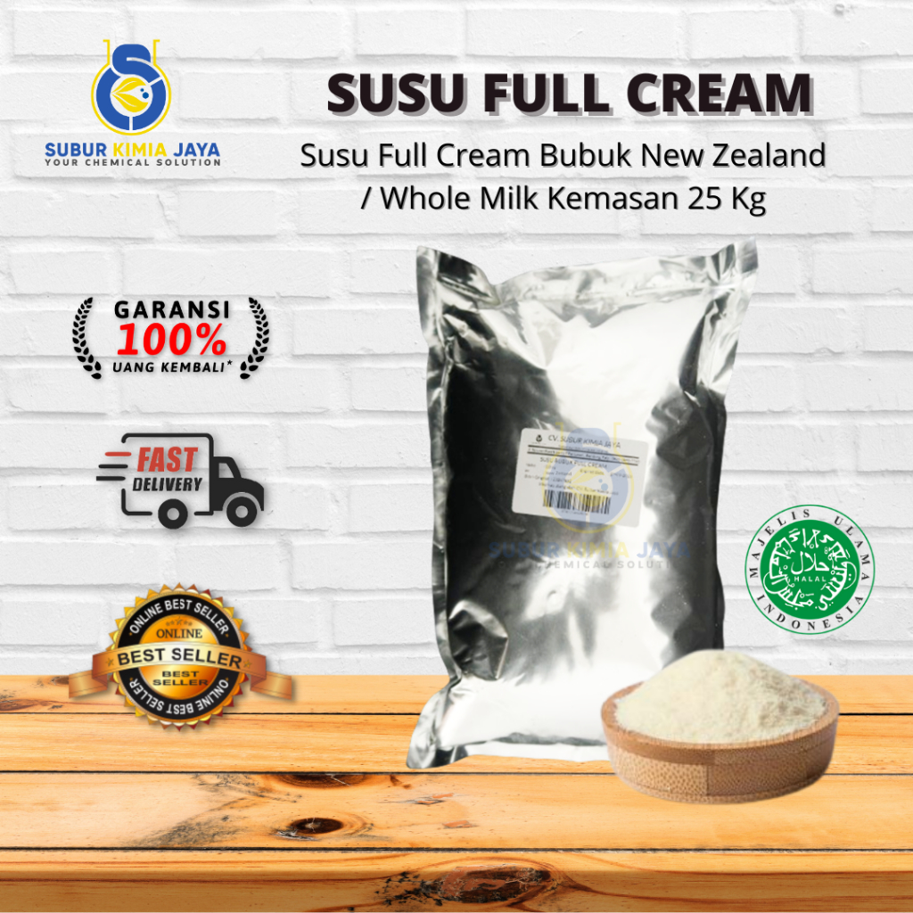 

Susu Bubuk Full Cream Newzealand / Whole Milk 25 Kg Khusus Kurir Instant