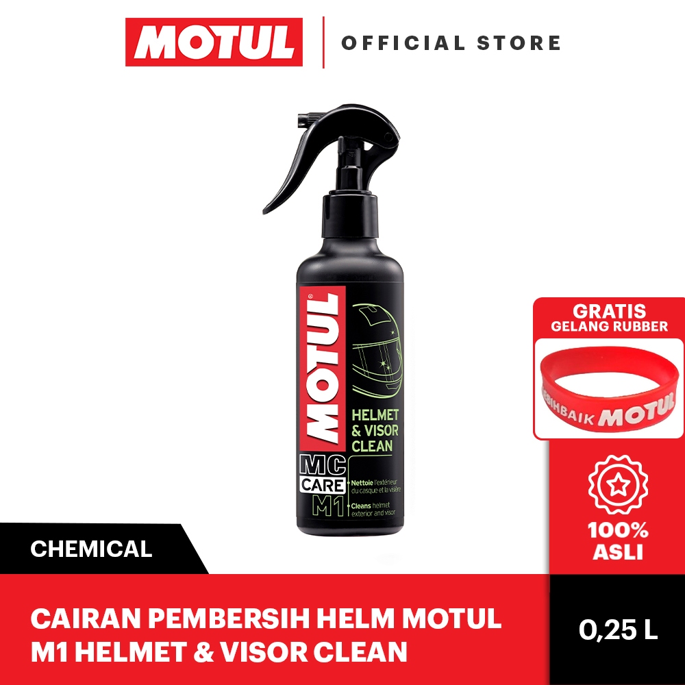 Cairan Pembersih Helm MOTUL M1 Helmet & Visor Clean 0.25L