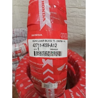 Ban Tubles Honda 90/90 14 // Ban Federal//Ban K59 Free Pentil