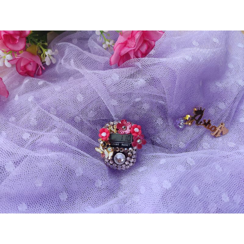 ♥Ashofi handmade TASBIH DIGITAL/ ALAT BANTU DZIKIR/ CINCIN TASBIH HIAS/ TASBIH SWAROVSKI