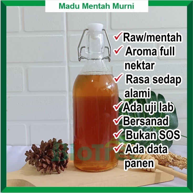 

Madu Mentah Murni Full Nektar 700gr