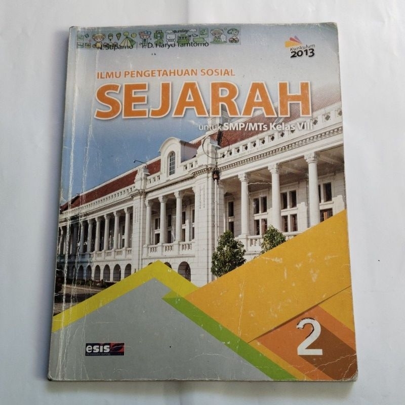 BUKU ORI IPS SEJARAH KELAS 2 SMP PENERBIT ESIS