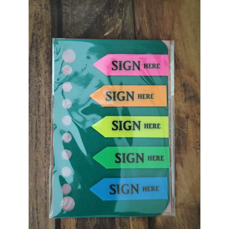 

Sticky Note pembatas & Penanda 5warna(plastik material)