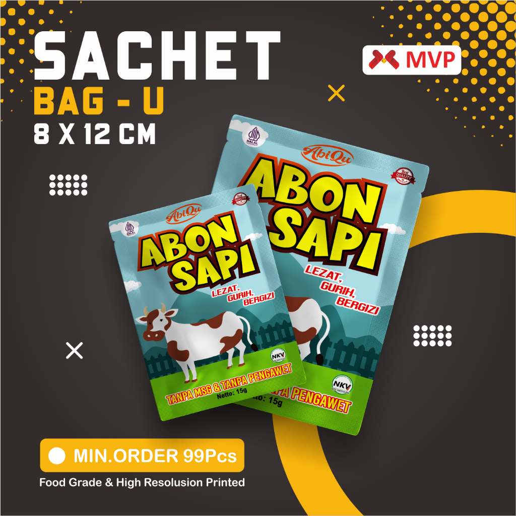 

KEMASAN MAKANAN SACHET BAG-U - 8x12cm