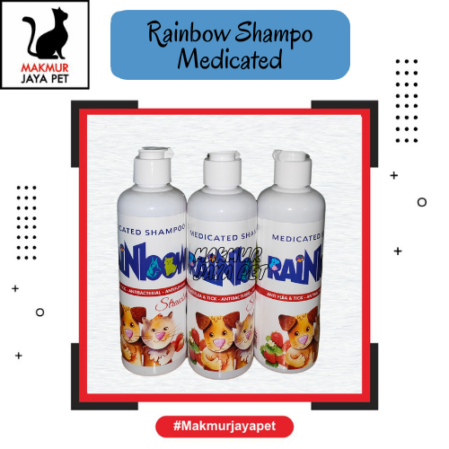 Shampo Kucing Anjing / Rainbow Medicated Shampo 250ml