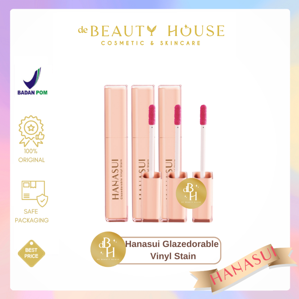 Hanasui Glazedorable Vinyl Stain | Lip Vinyl Hanasui | Lip Stain Hanasui