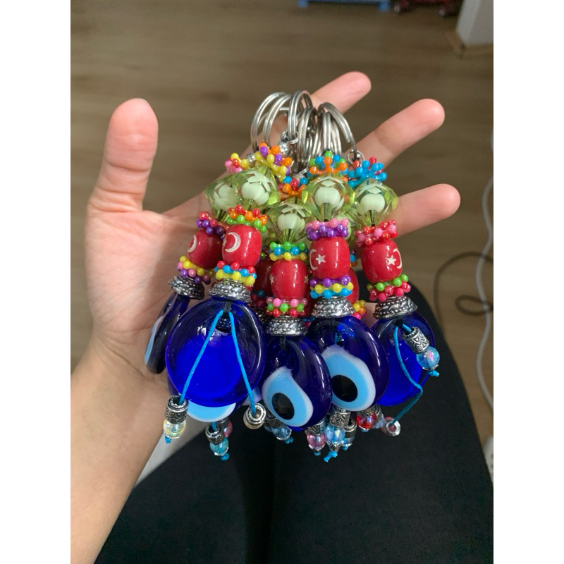 Gantungan Kunci Blue Eyes Turki | Ganci Turki murah