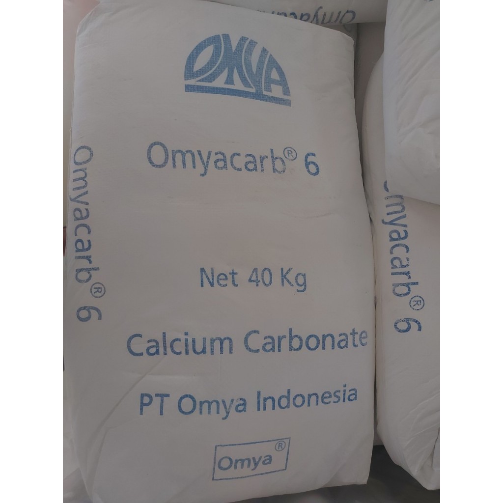 Kalsium Omyacarb 6 kemasan 1 sak | Omya 6 | bahan baku cat