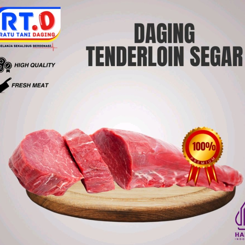 

daging tenderloin segar / tenderloin steak 1000gram