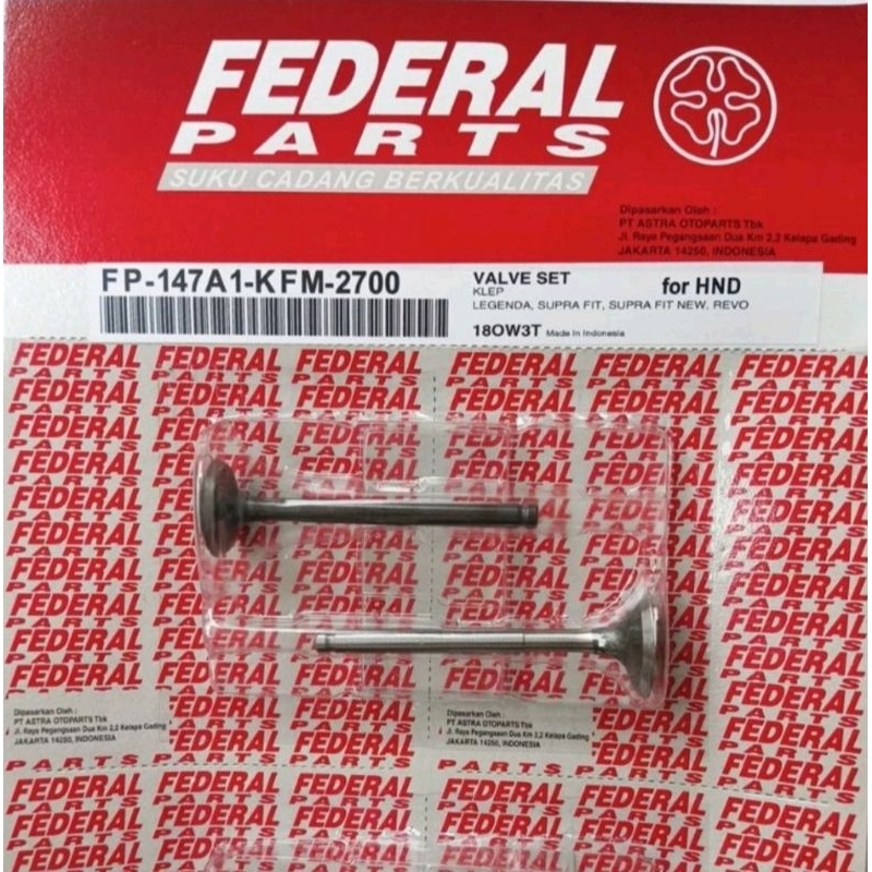 KLEP SETT FEDERAL GRAND SUPRA LEGENDA WIN  KLEP GRAND SUPRA LEGENDA WIN FP-147A1-KFM-2700