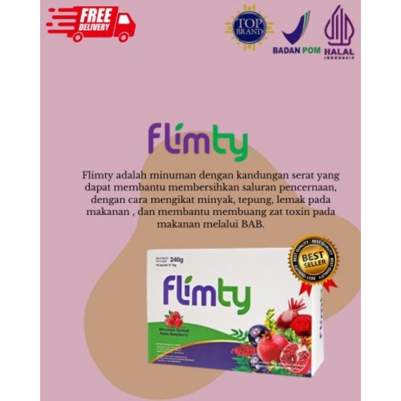 flimty fiber fit original asli halal-slim healthy