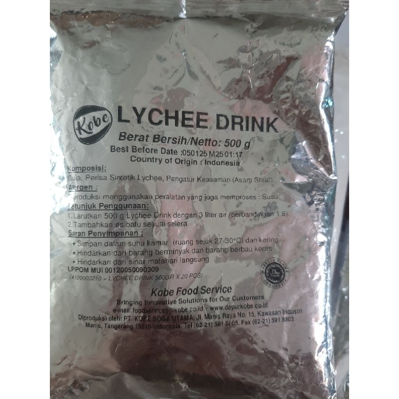 

Lychee DRINK - perasa leci 500gram tanpa teh