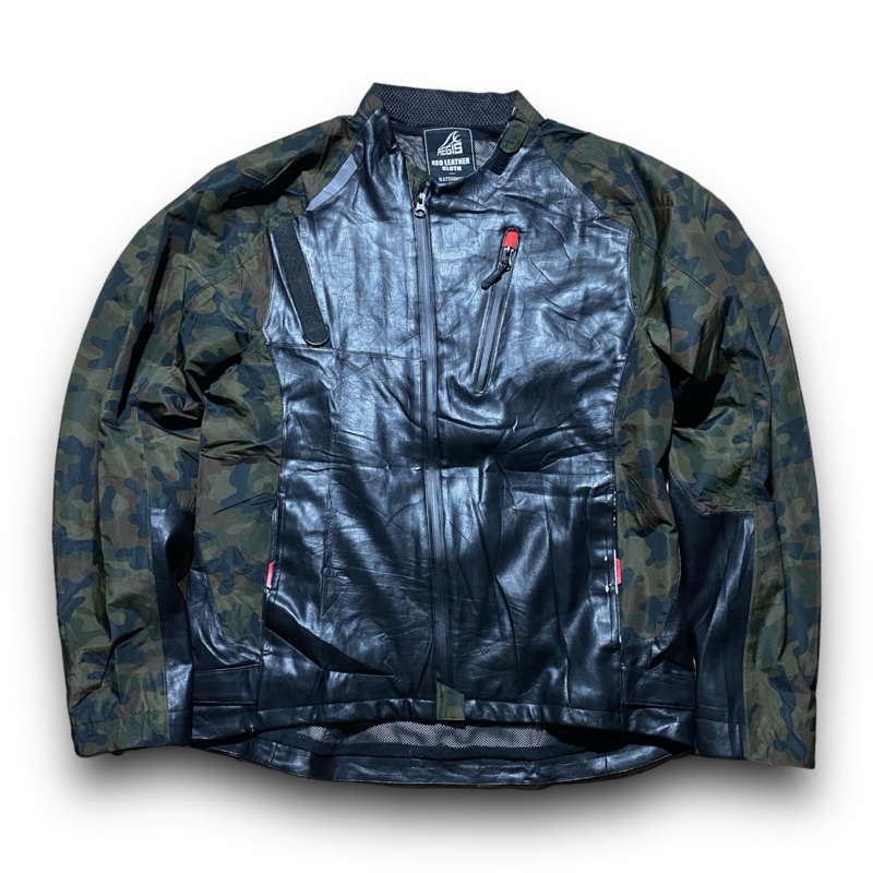 AEGIS Raider Rain Jacket Eco leather Waterbroof Function