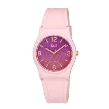 Jam tangan original qq qnq q&q v27 series ping peach jam tangan wanita dan pria anti air