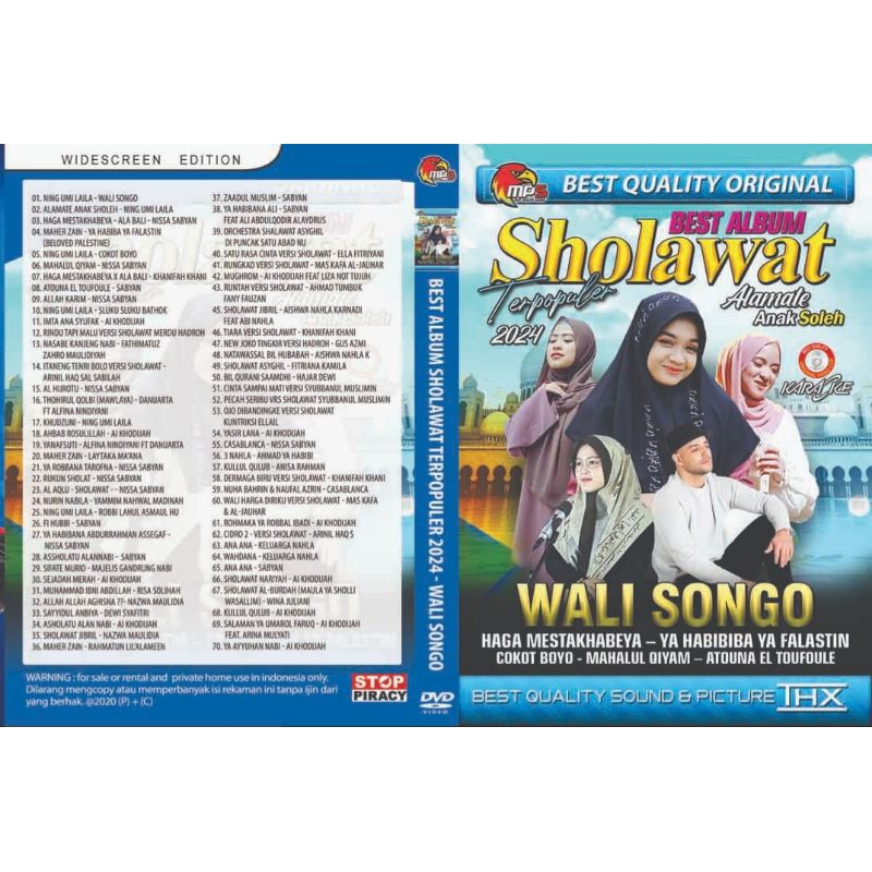 KASET VCD DVD MP5 SHOLAWAT TERPOPULER 2024